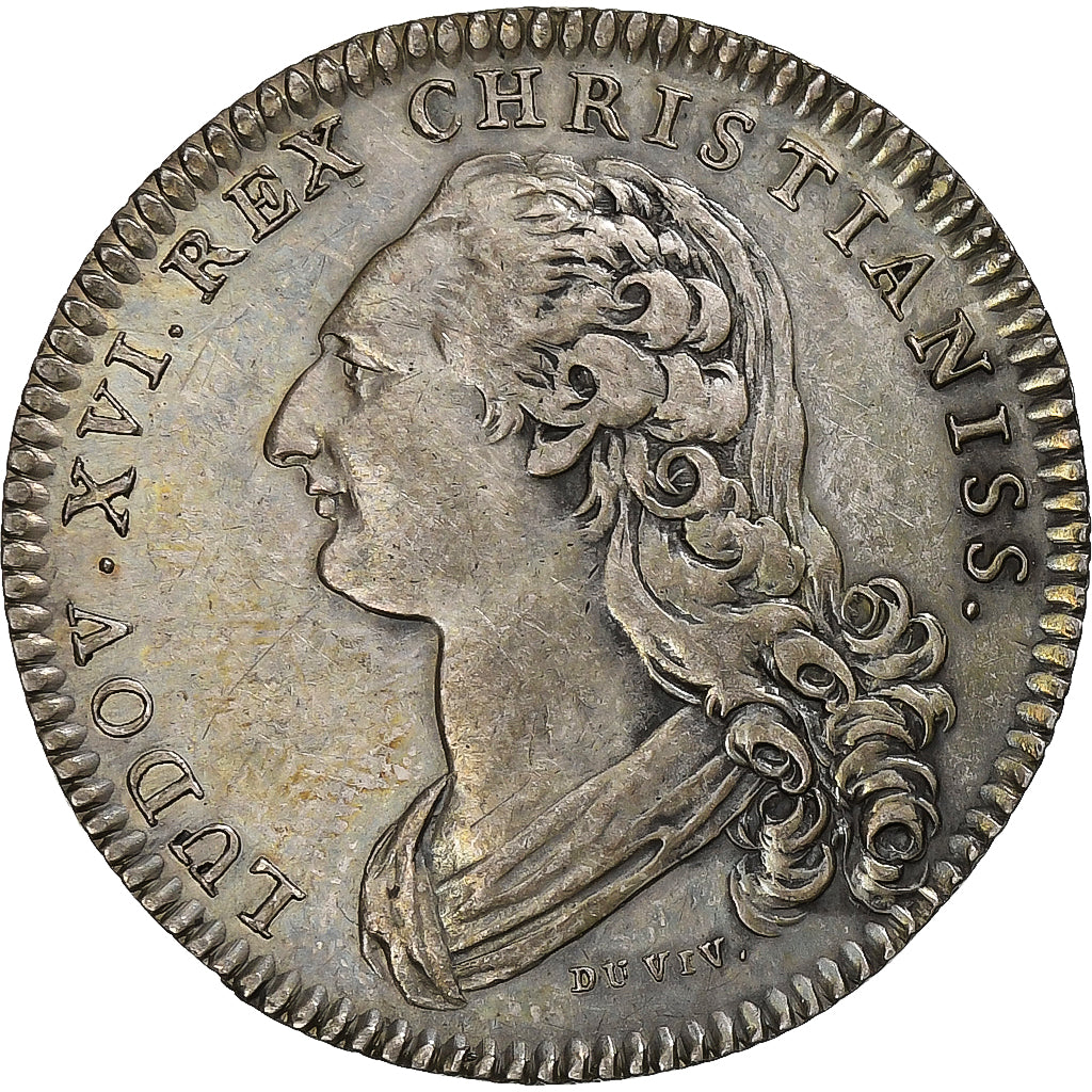 France, Jeton, Benoist de la Grandière, Maire de Tours, 1785, Argent, SUP+