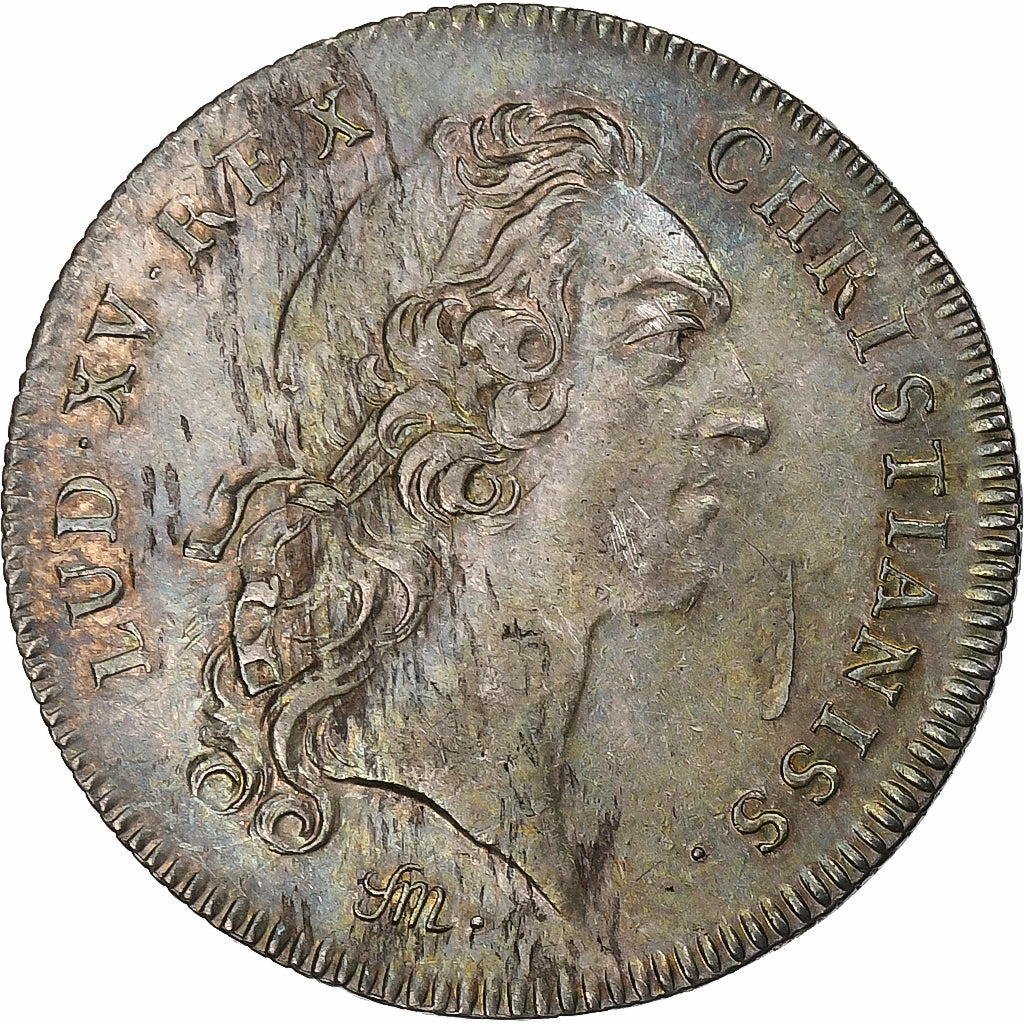 Francia, zeton, Louis XV, Conseillers du Roi et Notaires, 1720, Plata, MBC+