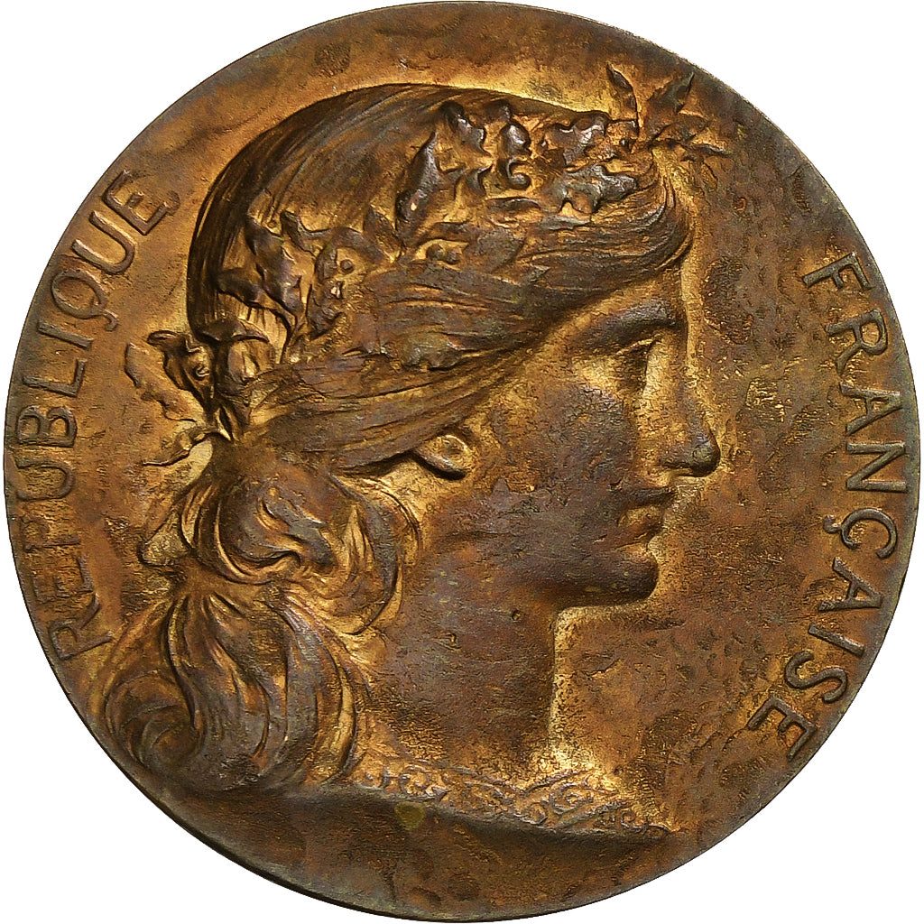 France, Jeton, Notaires de l'Arrondissement d'Amiens, Bronze, TTB+, Dupuis.D