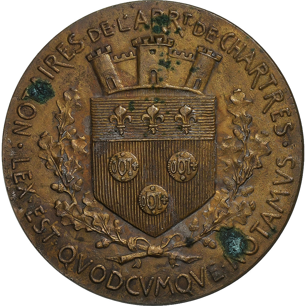 França, Token, Notaires de l'Arrondissement de Chartres, Bronze, Dupuis.D