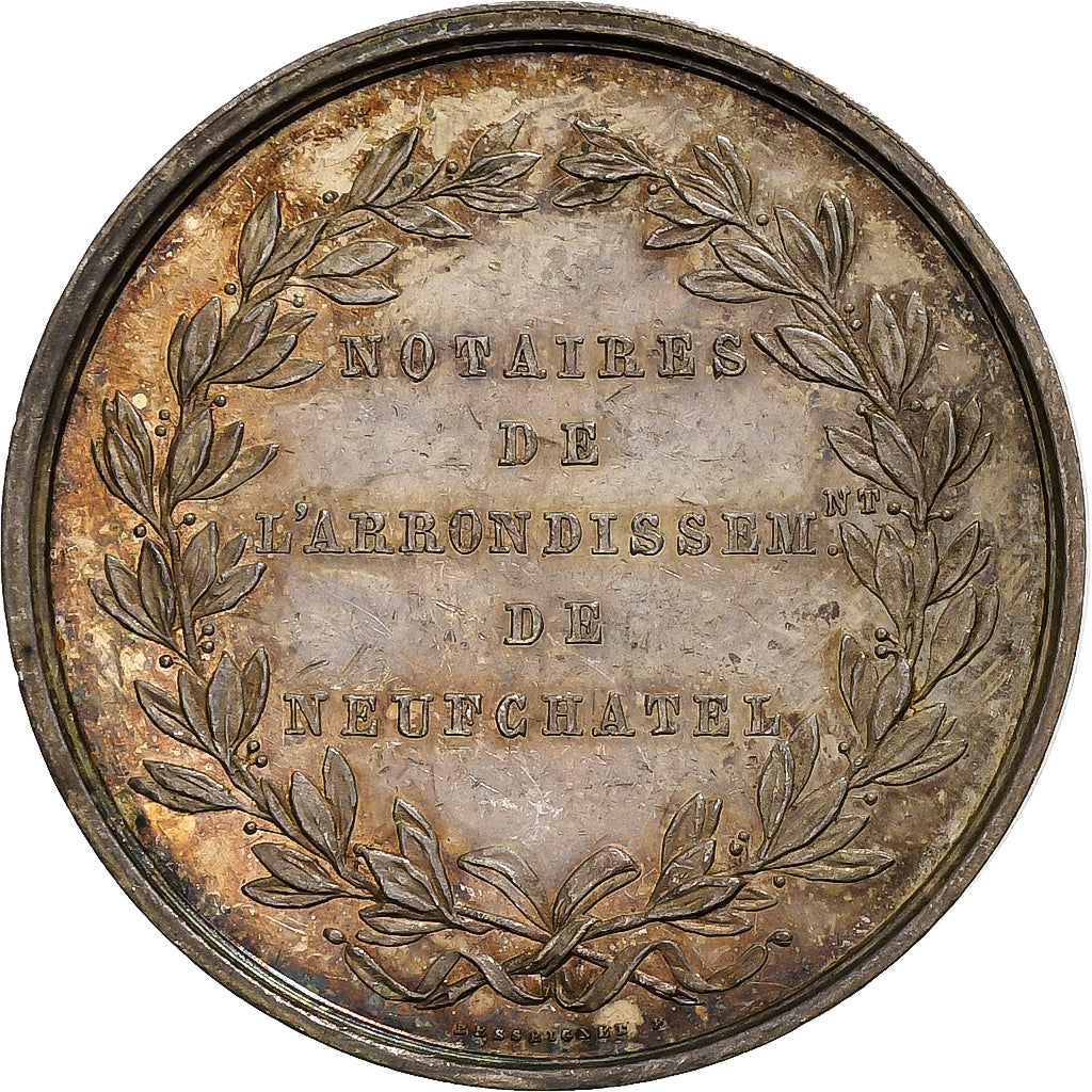 France, Token, Louis-Philippe Ier, Notaires de l'Arrondissement de Neufchâtel