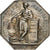 Francia, zeton, Chambre des Notaires de l'arrondissement de LIlle, 1883, Plata