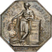 França, Token, Chambre des Notaires de l'arrondissement de LIlle, 1883, Prata