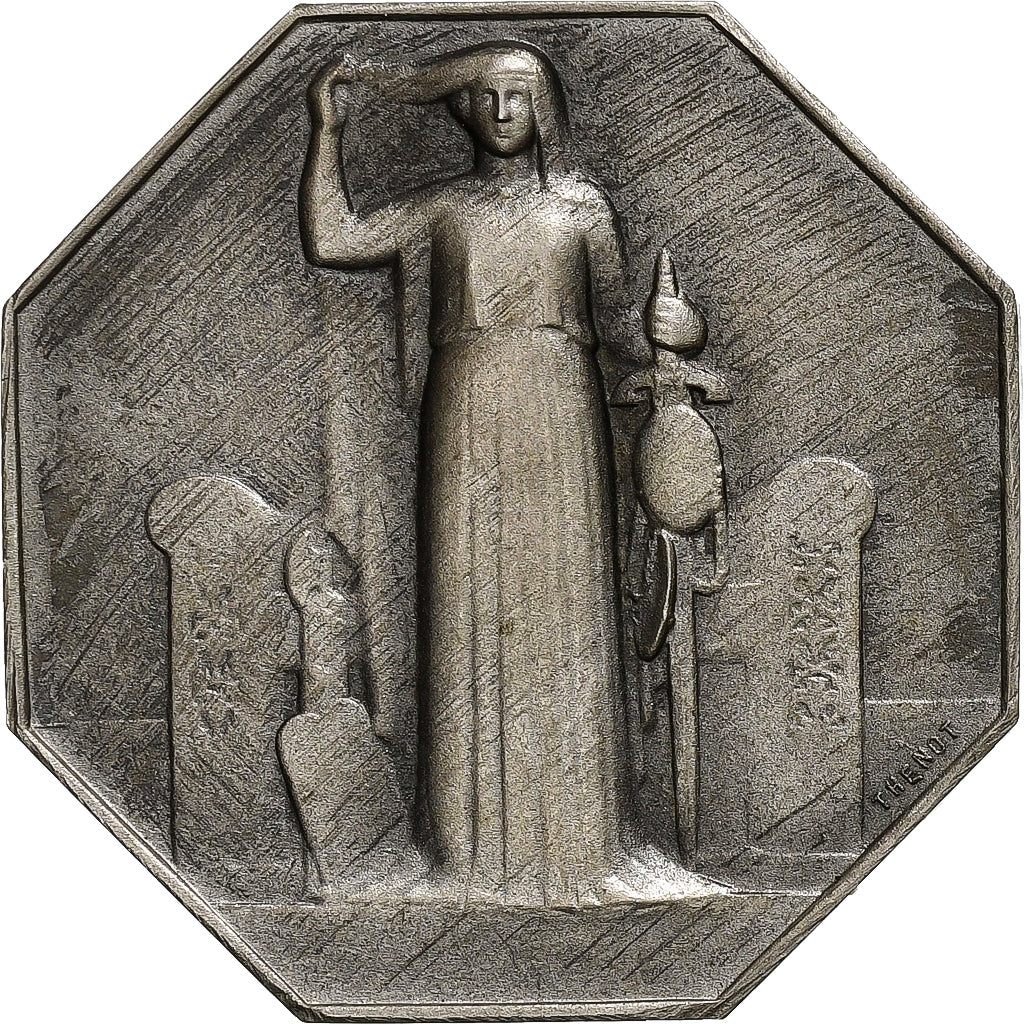 France, Token, Notaires de l'Arrondissement de Béthune, Silver, Thenot, MS(63)