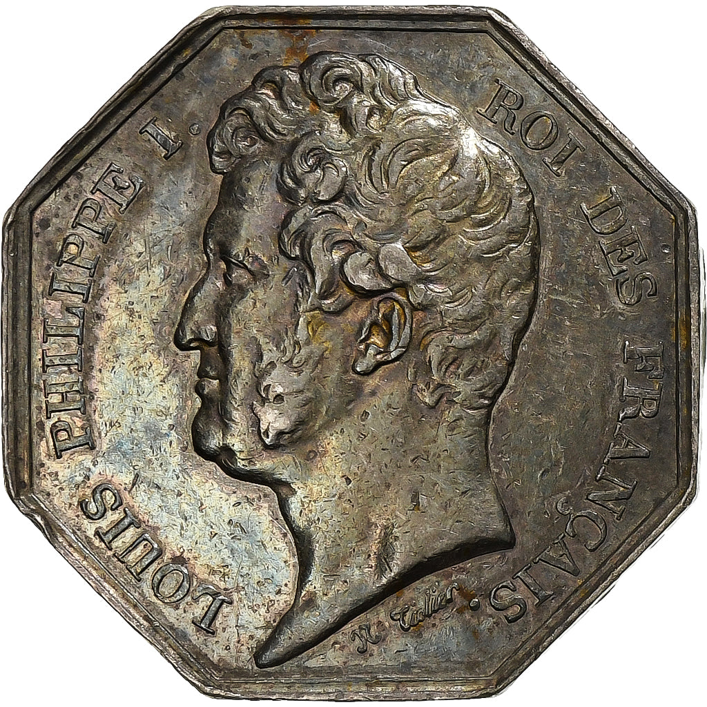Francia, zeton, Louis Philippe Ier, Notaires de l'Arrondissement de Meaux