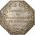 Francia, zeton, Notaires de l'Arrondissement de Bernay, Eure, Plata, Brasseux