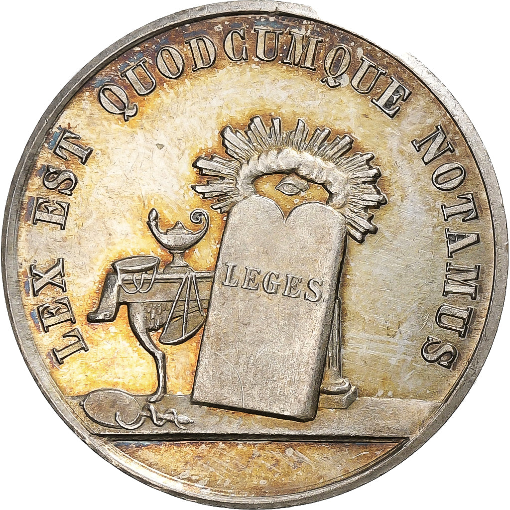 Francia, zeton, Notaires de Laon, Plata, EBC+, Lerouge:158