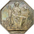 Francia, zeton, Notaires de l'Arrondissement de Nevers, Nièvre, Plata