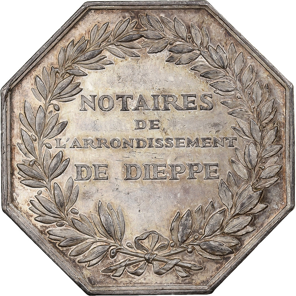 France, Token, Notaires de l'Arrondissement de Dieppe, Silver, Dubois.A