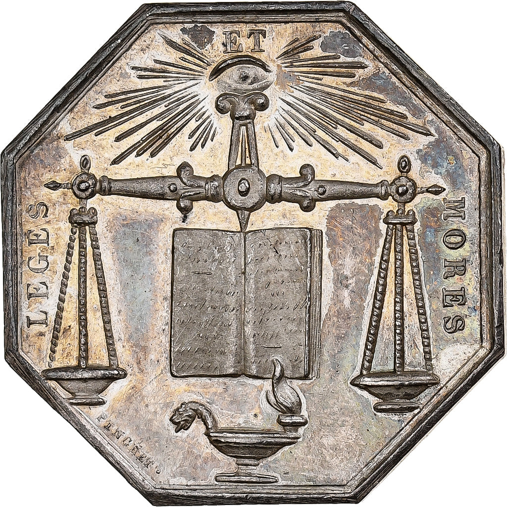 France, Token, Notaires de l'Arrondissement de Nogent-sur-Seine, Silver