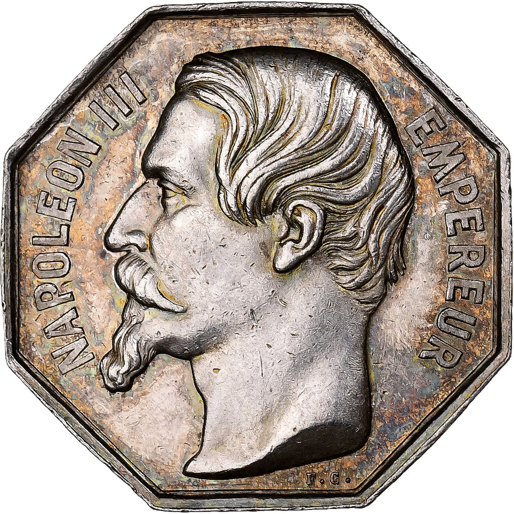 Francia, Token, Napoléon III, Notaires de l'Arrondissement d'Orléans, SPL-