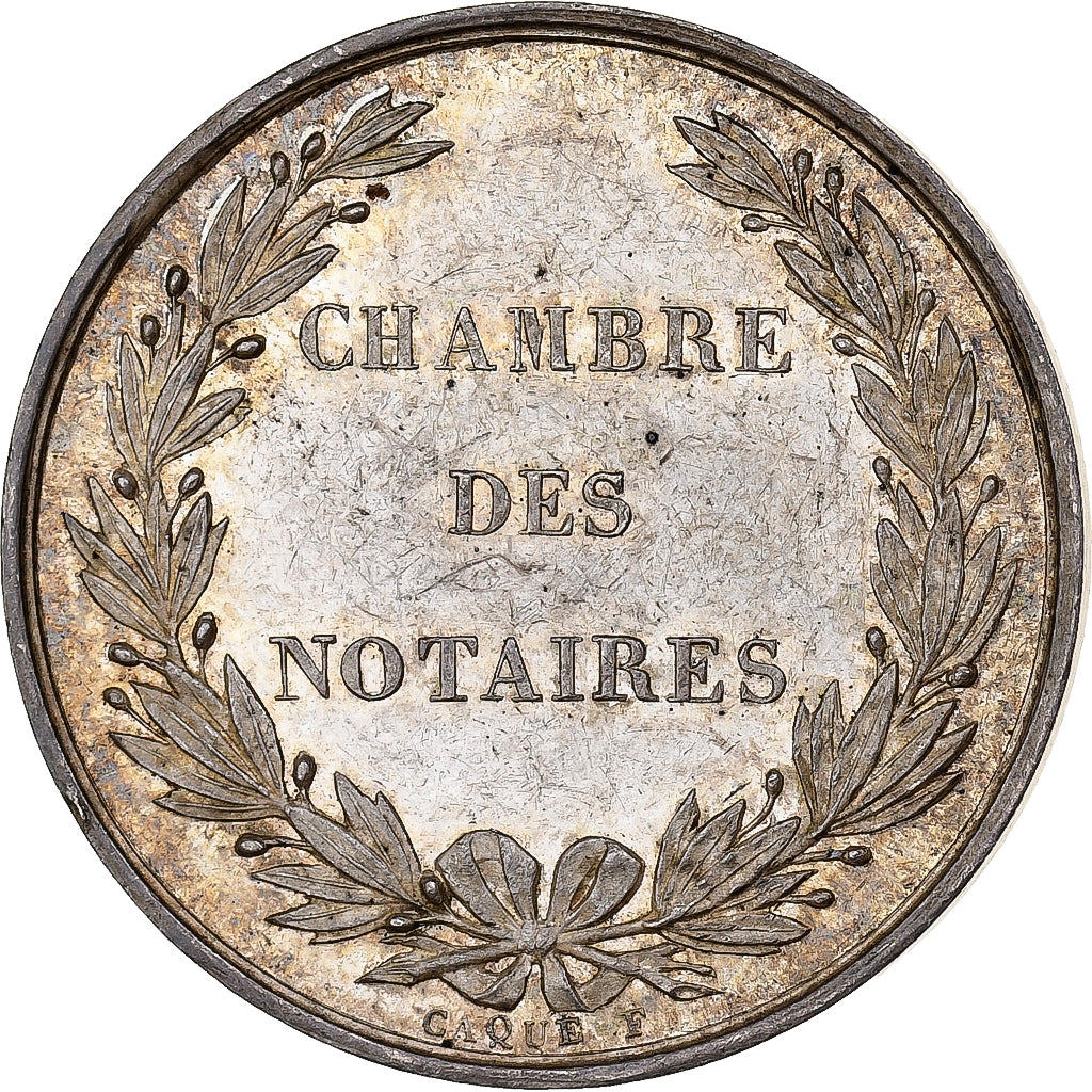 France, Jeton, Notaires de l'Arrondissement d'Angers, 1830, Argent, TTB+