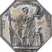 Francia, ficha, Compagnie des Notaires de Marseille, 1890, Argento, Michaut