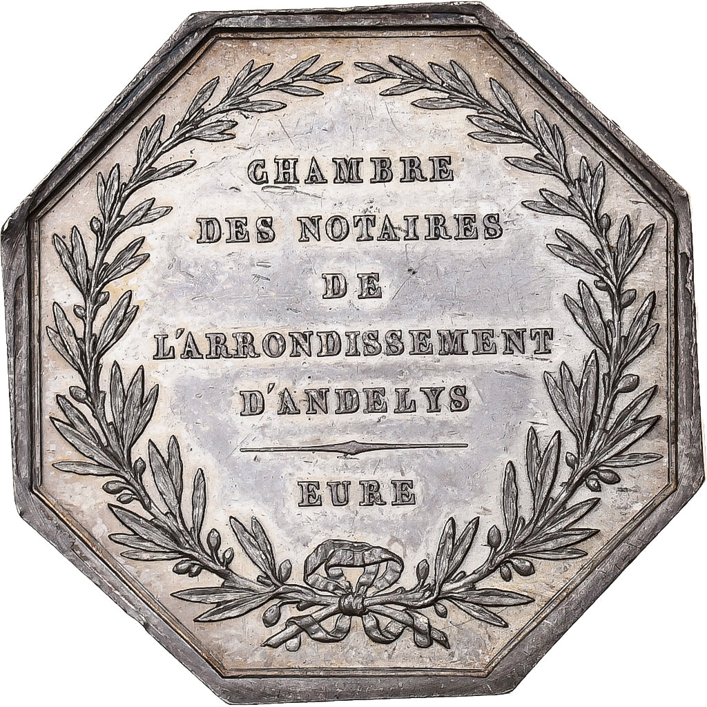France, Token, Notaires de l'Arrondissement d'Andelys, Eure, Depaulis