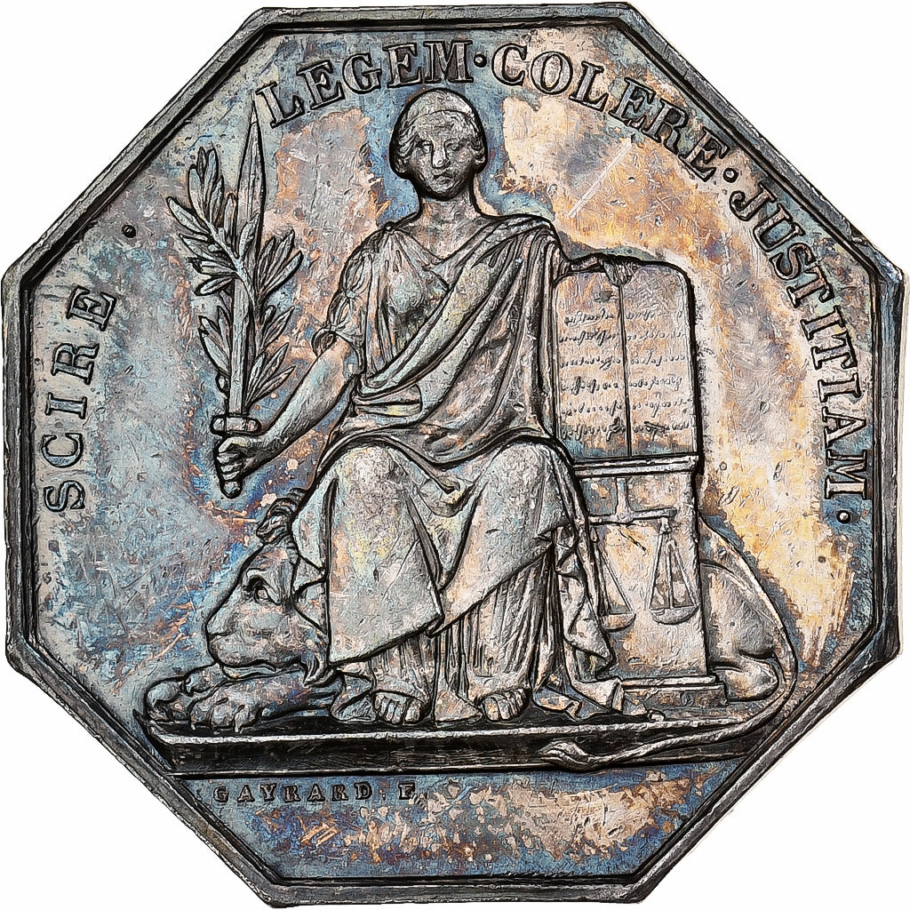 France, Token, Notaires de l'Arrondissement de Bar-le-Duc, Meuse, Silver