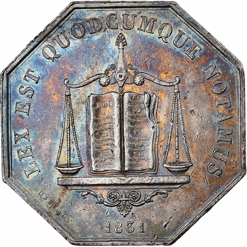 Francja, Token, Notaires de l'Arrondissement de Coulommiers, Seine et Marne