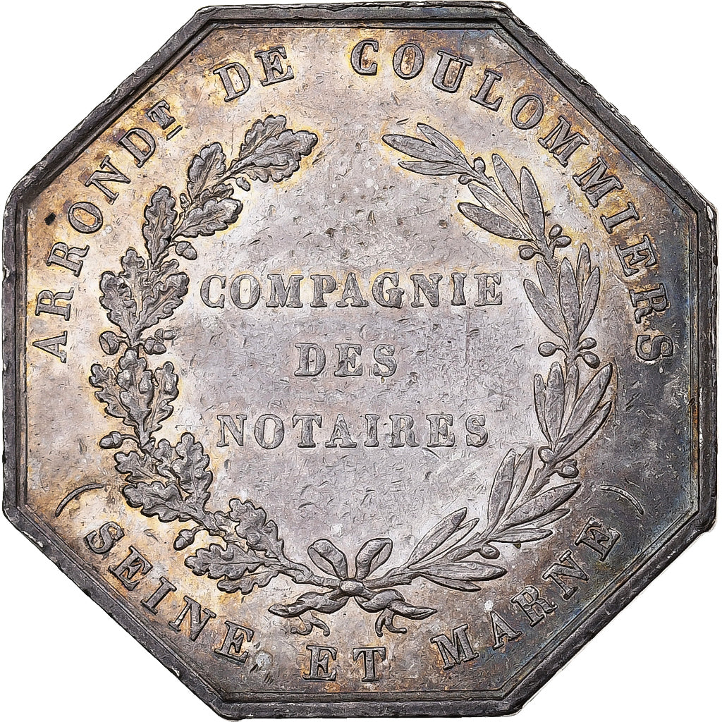Francja, Token, Notaires de l'Arrondissement de Coulommiers, Seine et Marne