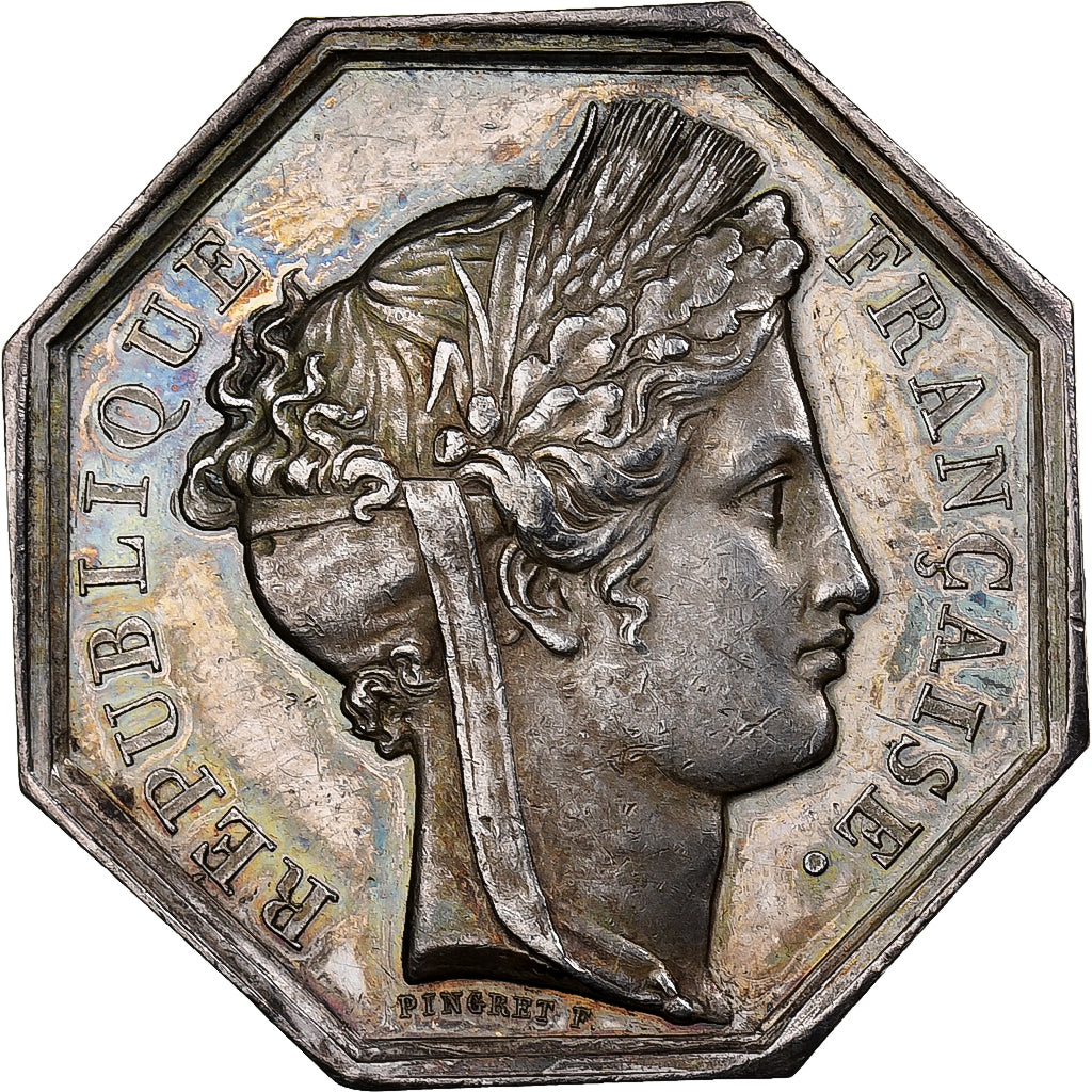 France, Token, Notaires de l'Arrondissement de Châteaudun, Silver, AU(55-58)