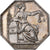 Francia, zeton, Notaires de l'Arrondissement de Chartres, 1836, Plata, Barre