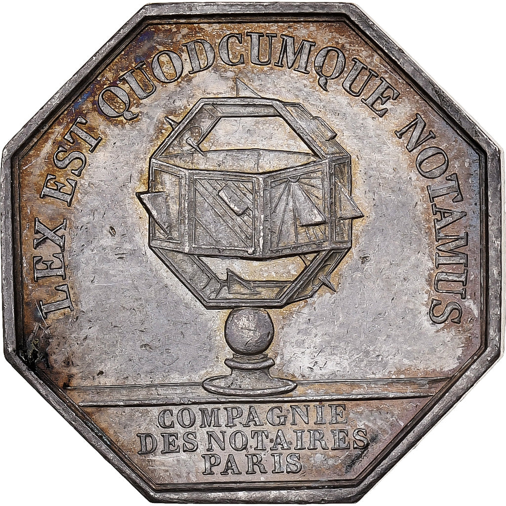 Frankreich, betaalpenning, Napoléon III, Compagnie des Notaires de Paris