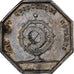 Francia, zeton, Notaires de l'Arrondissement de Soissons, Aisne, Plata, MBC