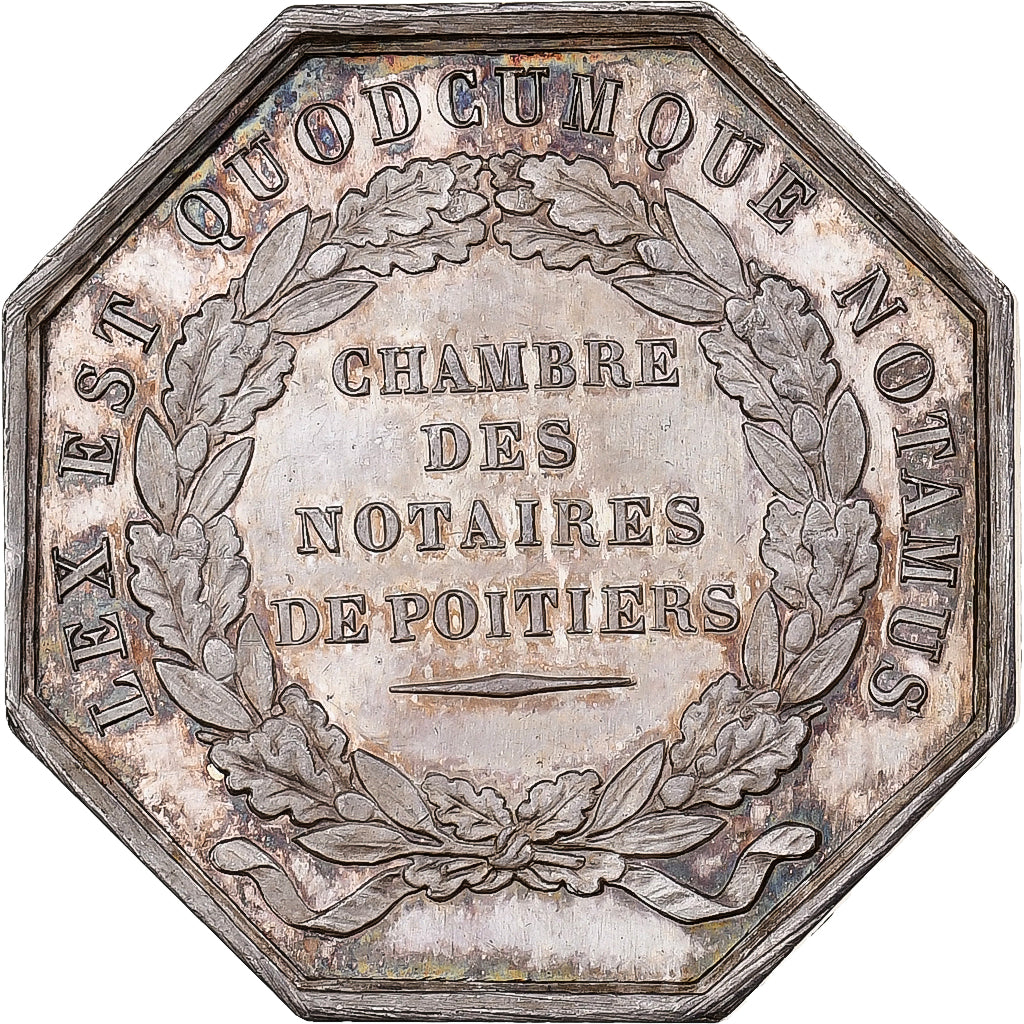 Francia, ficha, Notaires de l'Arrondissement de Poitiers, Argento, Borrel.A