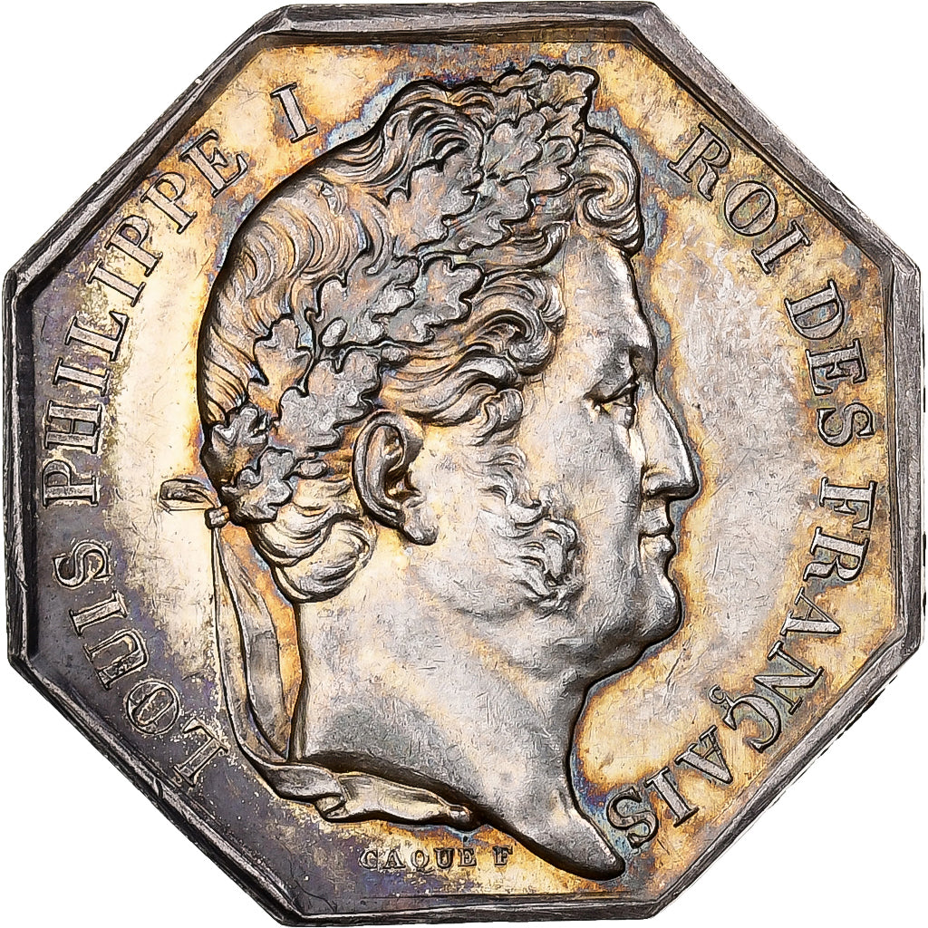 Francia, zeton, Louis Philippe Ier, Notaires de l'Arrondissement de Dieppe