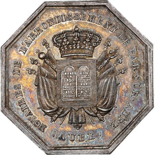 Frankrijk, Token, Chambre des Notaires de Bar-sur-Aube, 1840, Zilver, Chaumonot