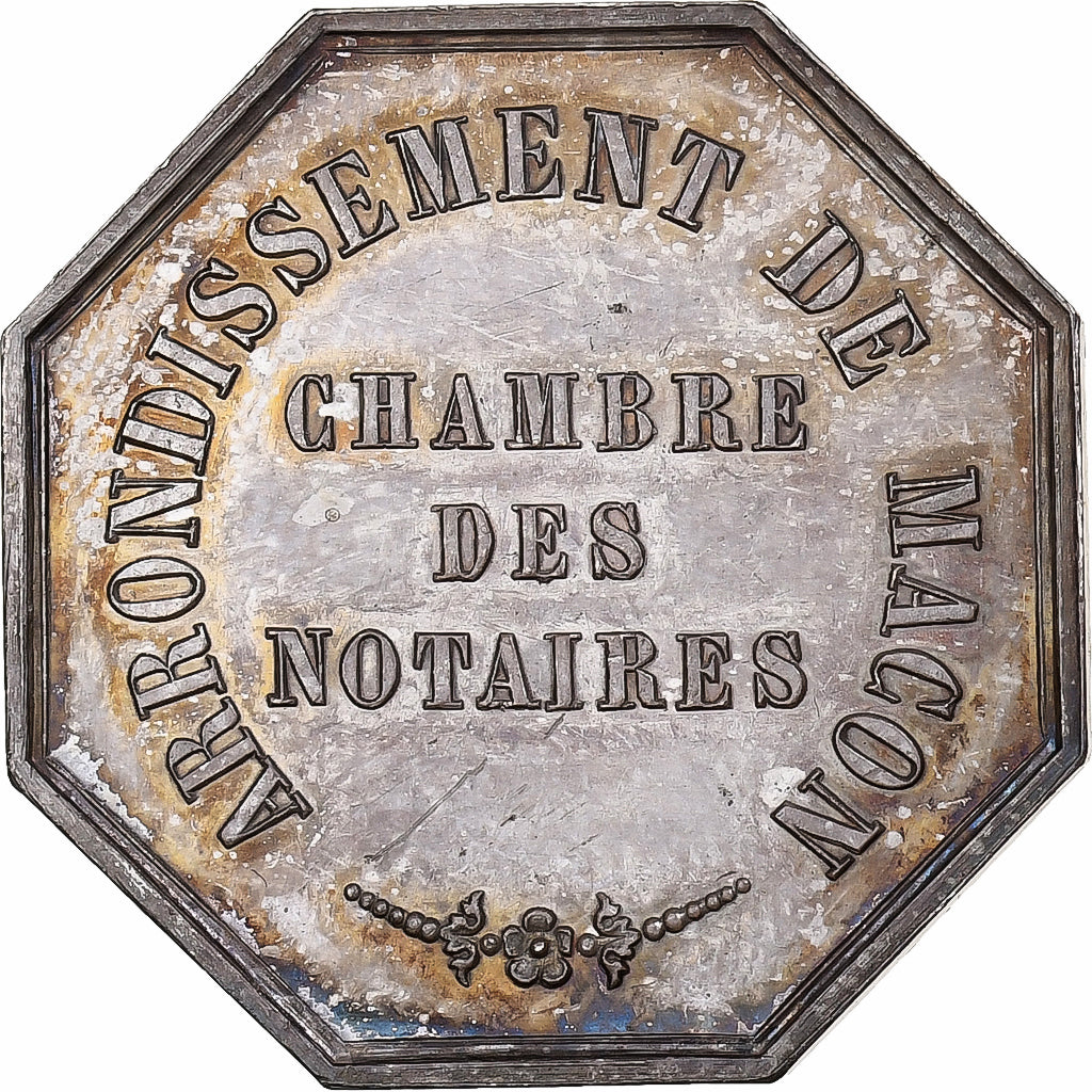 Francia, ficha, Notaires de l'Arrondissement de Macon, Argento, SPL, Lerouge:176