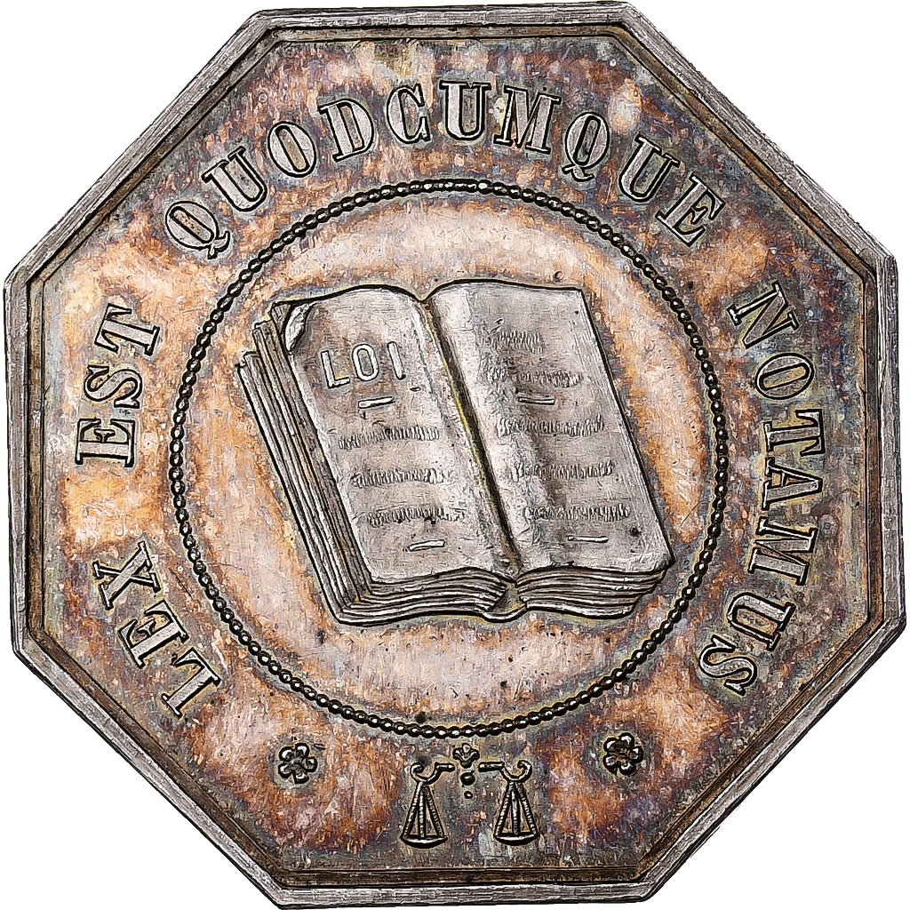 Francia, ficha, Chambre des Notaires de Bar-sur-Aube, Argento, SPL-, Lerouge:31