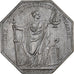 Francia, ficha, Compagnie des Notaires de Marseille, 1890, Argento, Michaut