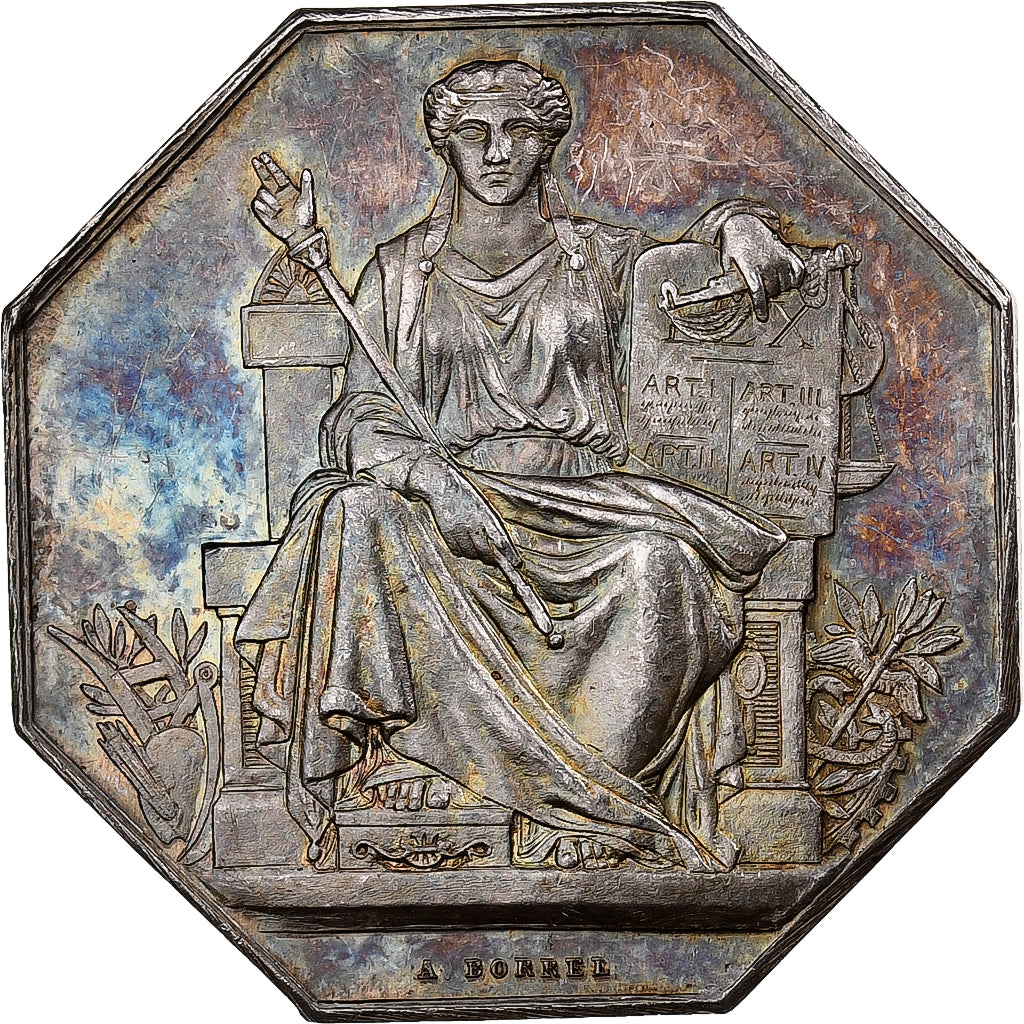 Francia, ficha, Notaires d'Etampes, Argento, Borrel.A, SPL-, Feuardent:129