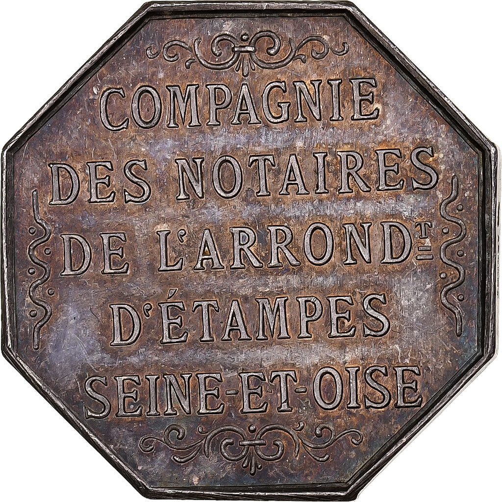 Francia, ficha, Notaires d'Etampes, Argento, Borrel.A, SPL-, Feuardent:129