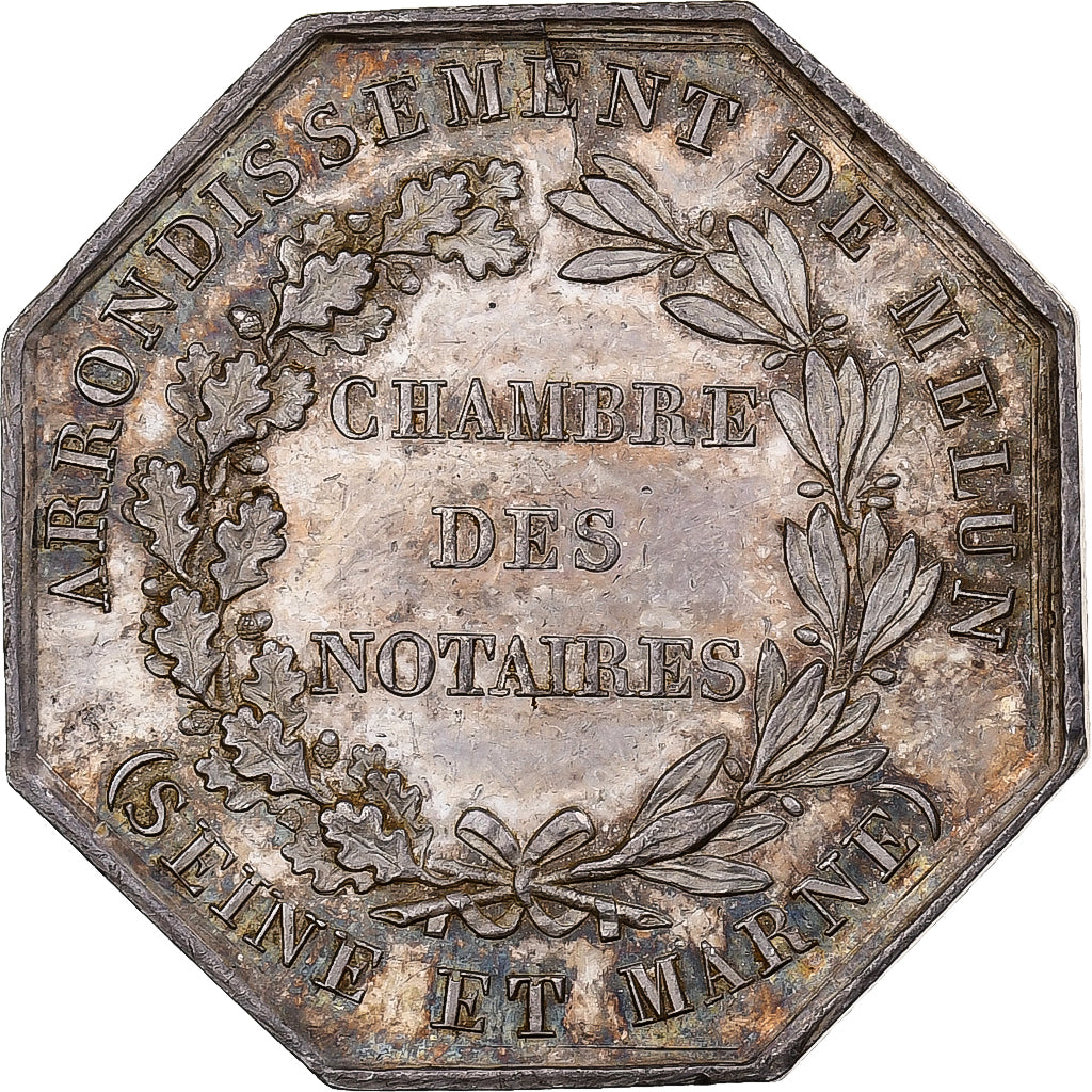 Francia, ficha, Notaires de l'Arrondissement de Melun, Seine et Oise, Argento