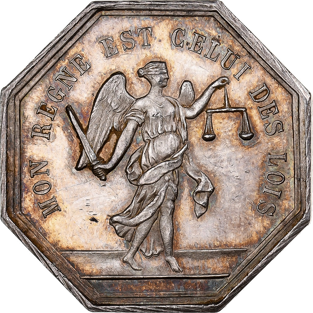 Francia, Token, Notaires de l'Arrondissement de Pont-Audemer, Eure, EBC, Plata