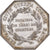 Francia, zeton, Notaires de l'Arrondissement de Chartres, 1836, Plata, Barre
