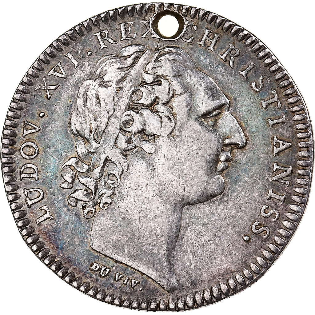 Francia, ficha, Louis XVI, Notaires au Chatelet d'Orleans, Argento, Duvivier