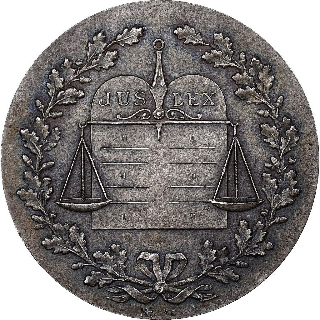 France, Token, Notariat, Commission d'Examen, Vienne, Silver, AU(55-58)