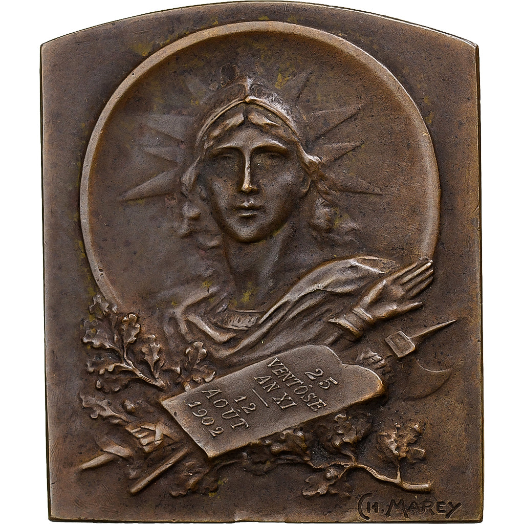 Francia, medaglia, Commission d'Examen Notarial de Seine-et-Marne, Bronzo
