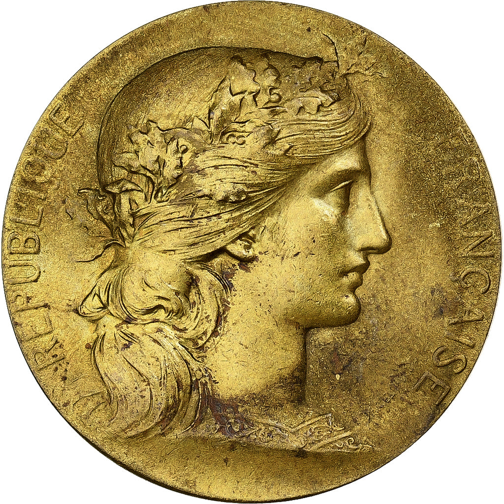 Frankrijk, Token, Notaires de l'Arrondissement d'Amiens, Bronzen, Dupuis.D, ZF+