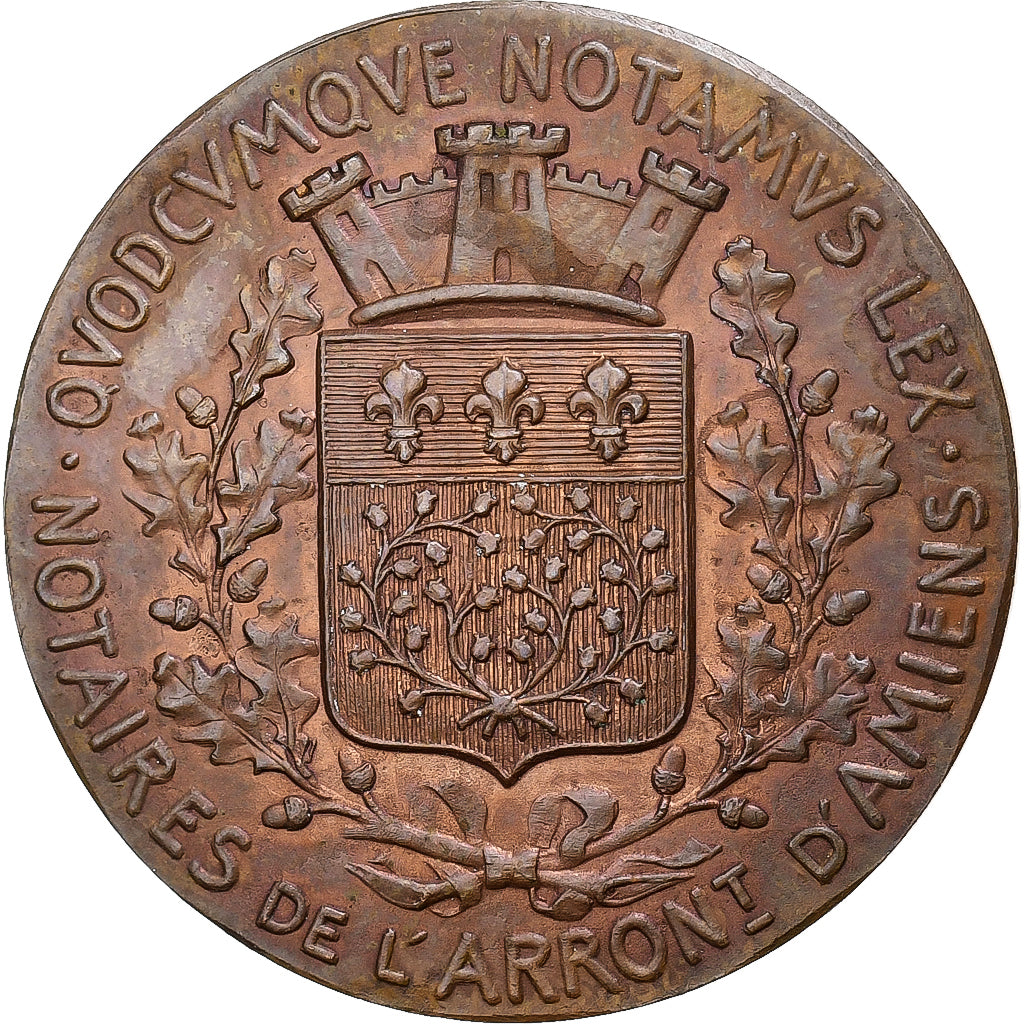 Frankreich, betaalpenning, Notaires de l'Arrondissement d'Amiens, Bronze