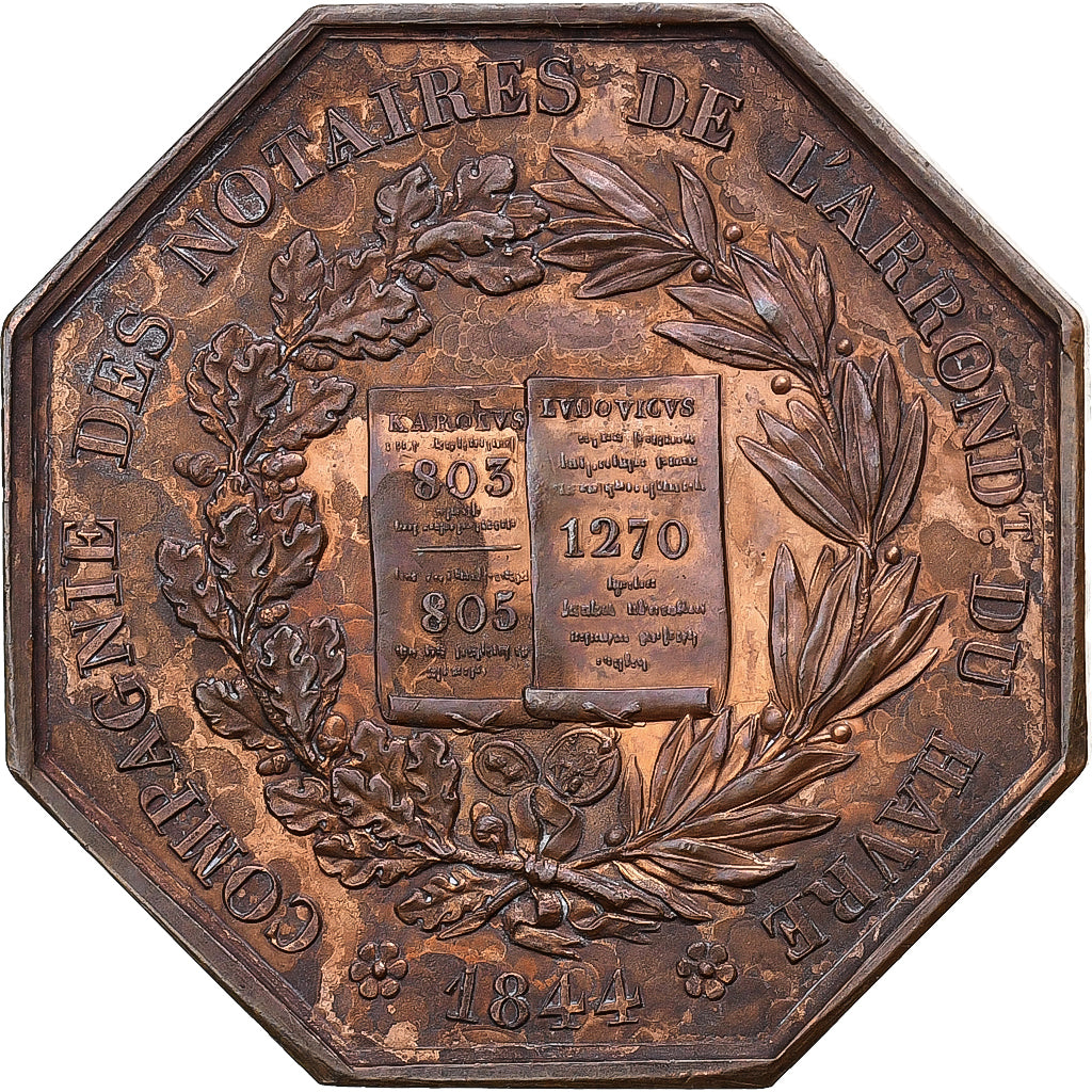 França, Token, Notaires de l'arrondissement du Havre, Cobre, Dubois, AU(50-53)