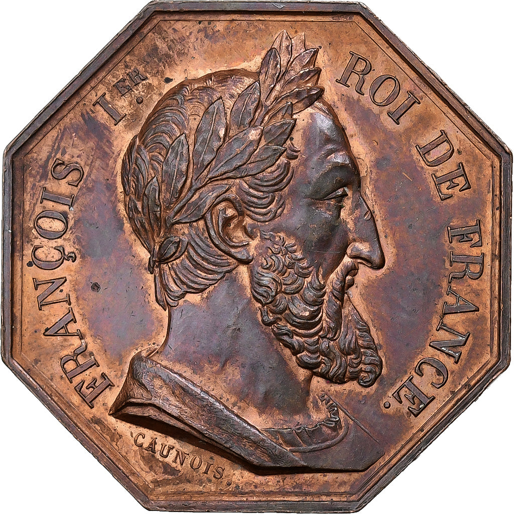 France, Token, François Ier, Chambre des Notaires de Vitry-le-François