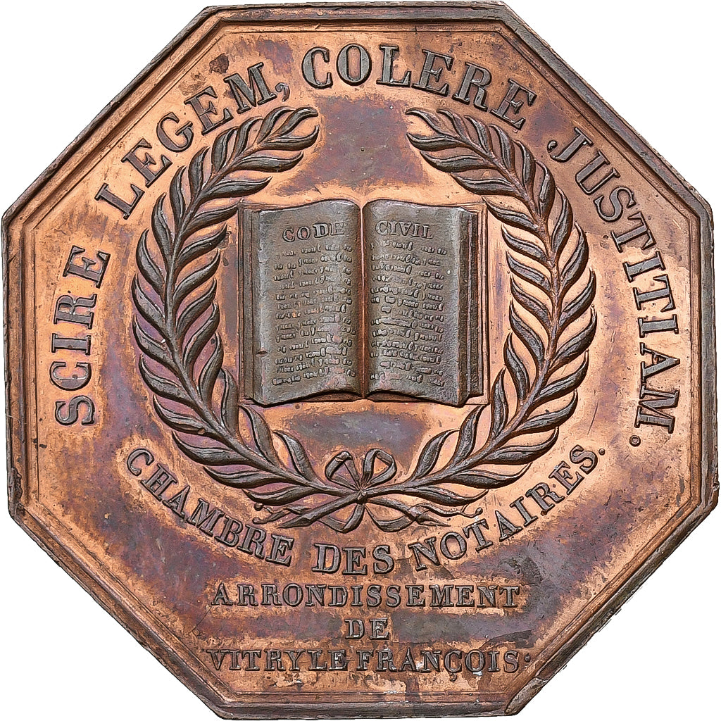 France, Token, François Ier, Chambre des Notaires de Vitry-le-François