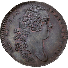 France, Jeton, Louis XV, Notaires Royaux de Paris, 1715, Cuivre, SUP