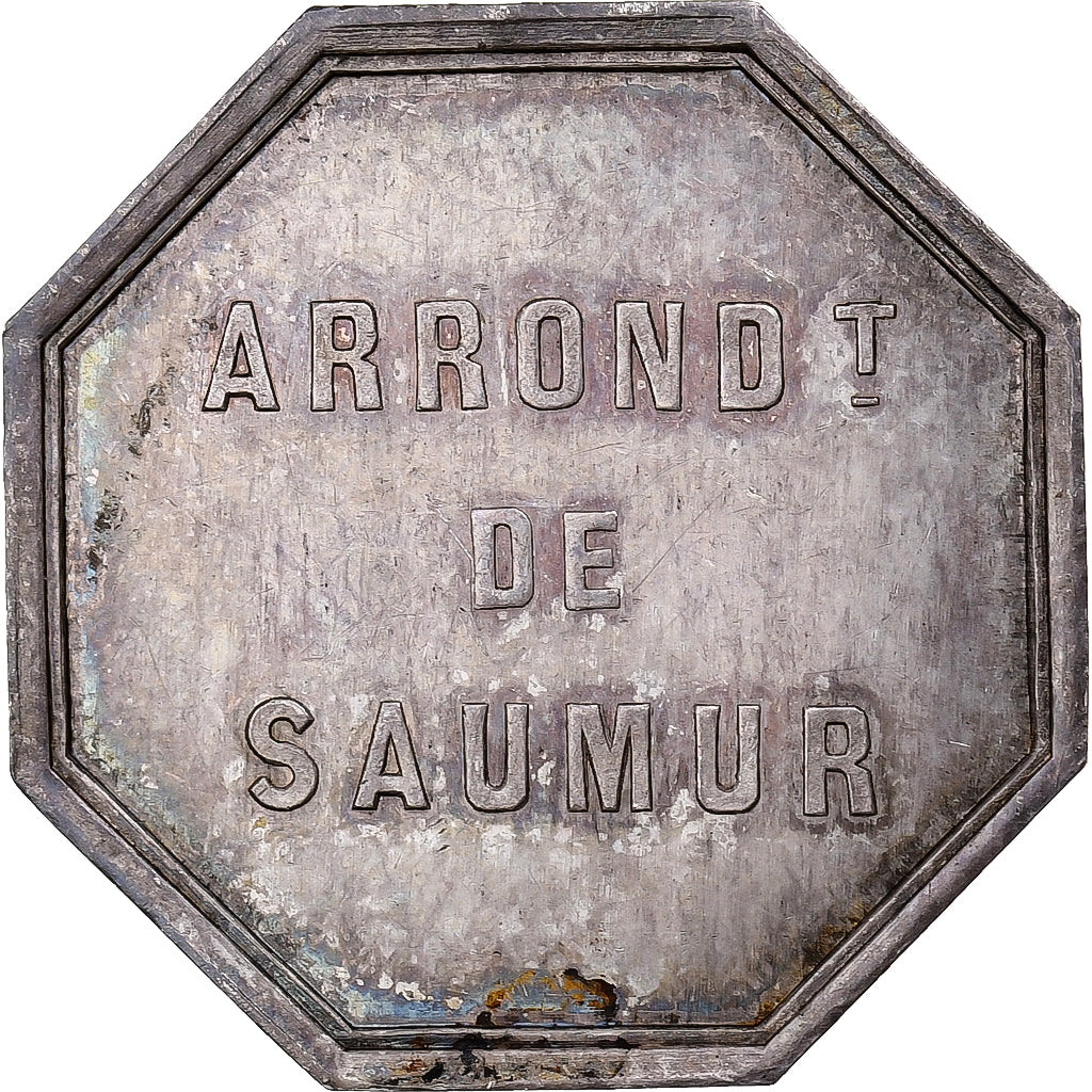 France, Token, Chambre des Notaires de l'Arrondissement de Saumur, Silver
