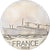 France, Medal, Les Grands Transatlantiques, France, 1962, Nickel, C. Gondard