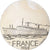 France, Medal, Les Grands Transatlantiques, France, 1962, Nickel, C. Gondard