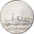 France, Medal, Les Grands Transatlantiques, Queen Mary, Nickel, C. Gondard