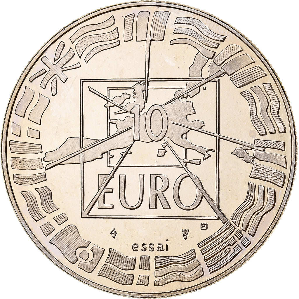 Francia, medaglia, 10 Euro, Football, 1998, Rame-nichel, FDC